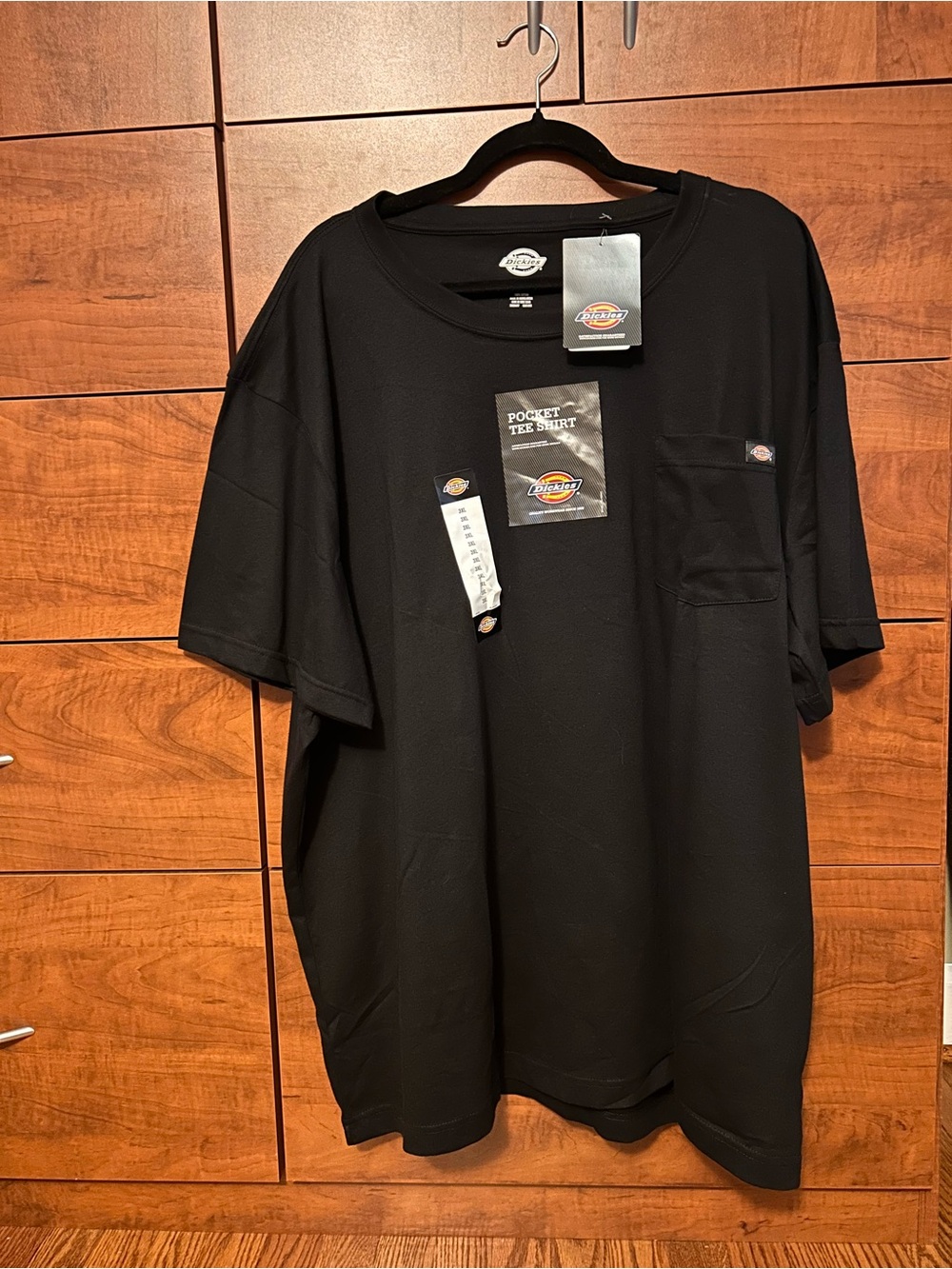 Dickies Men’s Heavyweight Pocket T-Shirt Black 3XL NWT Workwear Tee